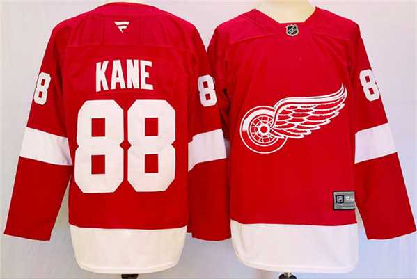 Men%27s Detroit Red Wings #88 Patrick Kane Red 2024-25 Stitched Jersey->texas longhorns->NCAA Jersey
